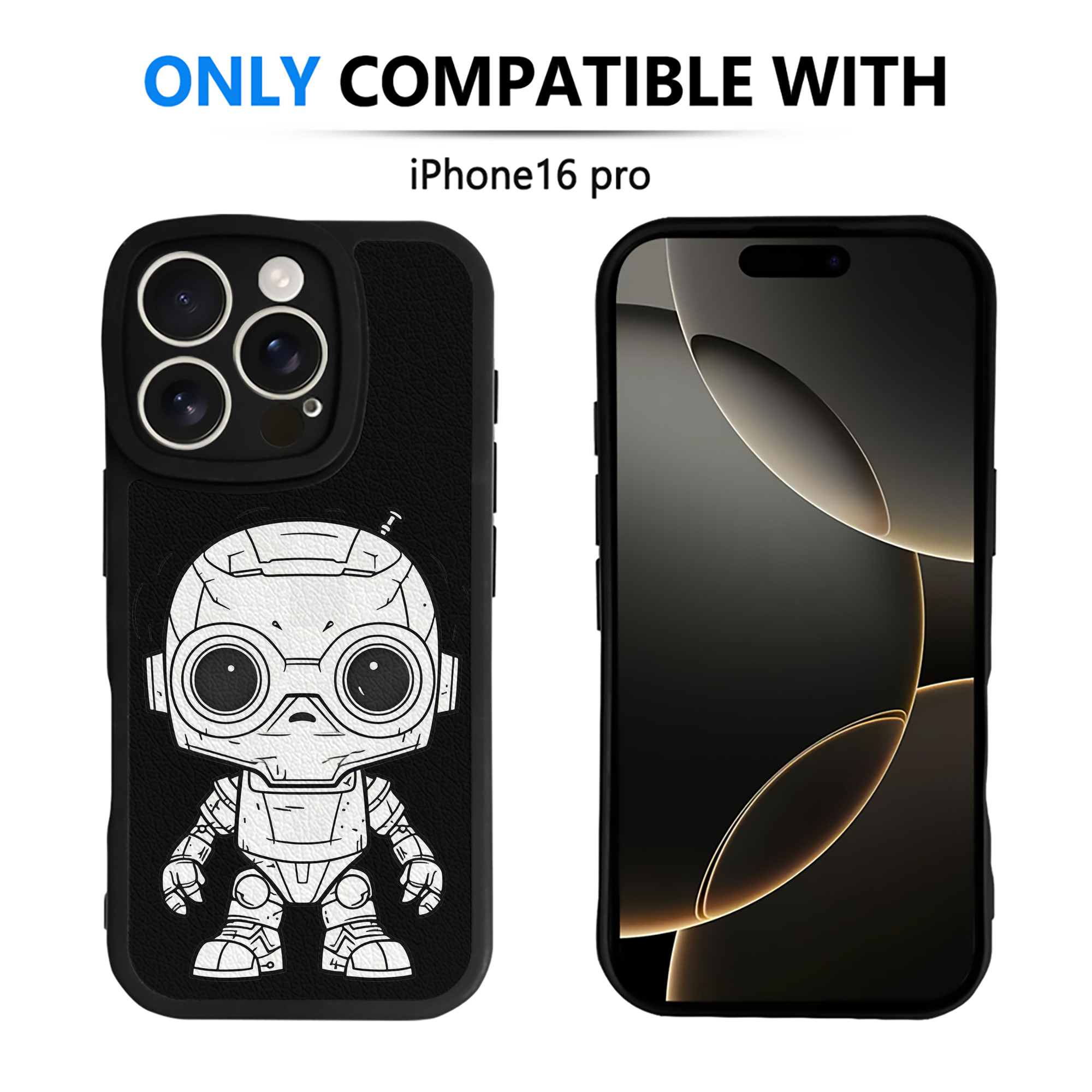 （画像用） スター・ウォーズ Star Wars 【iPhone 16シリーズ対応】シリコンスマホケース（レザー調） 材質：シリコン